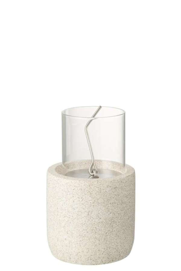 FIRE PIT ROUND CEMENT GREY