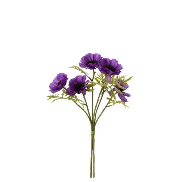 BOUQUET POPPY PLASTIC PURPLE