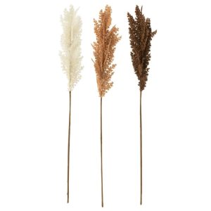 BRANCH PLASTIC WHITE/BROWN ASSORTMENT OF 3
