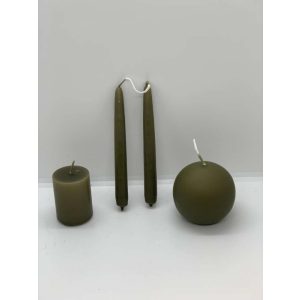 Kulelys 7x7 cm-85 Oliven