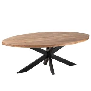 DINING TABLE GERARD OVAL ACACIA WOOD NATURAL