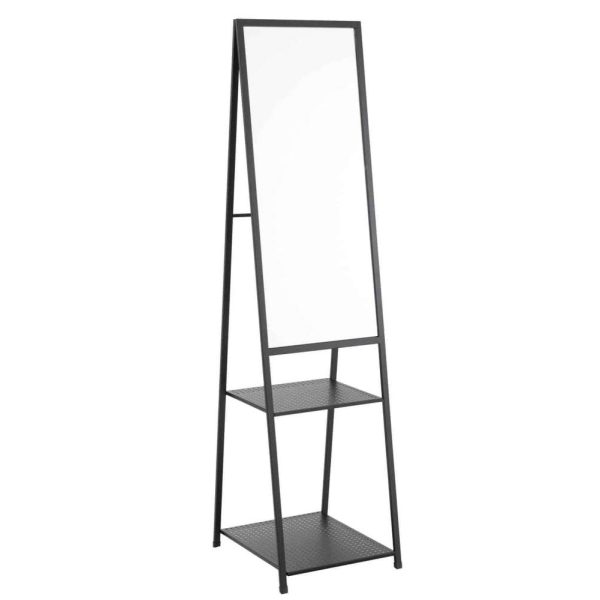 MIRROR STANDING HOLES MIRROR/METAL BLACK