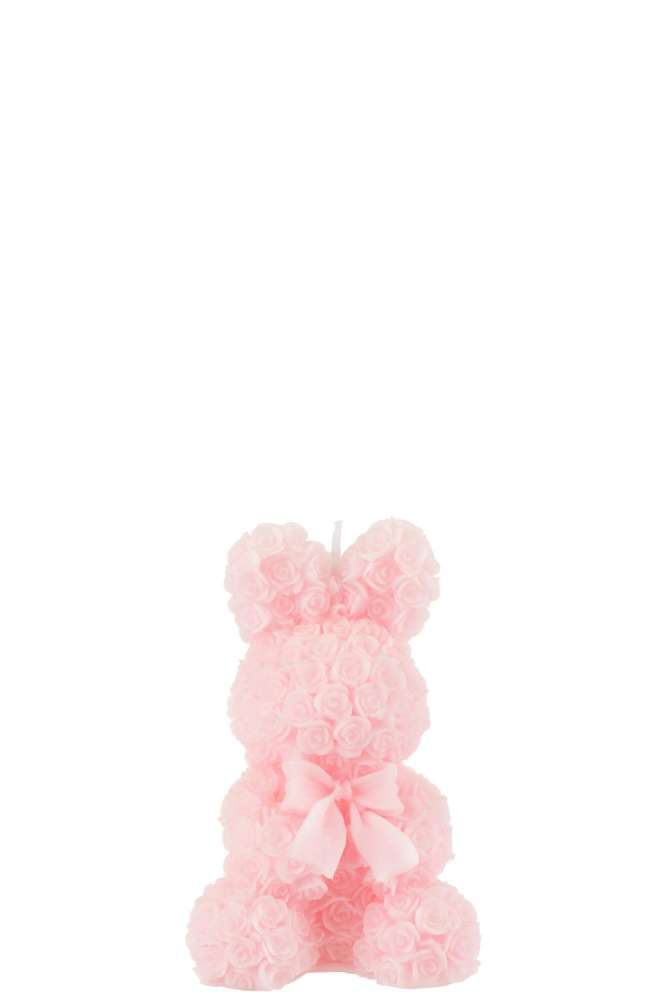 CANDLE RABBIT PINK SMALL-8H