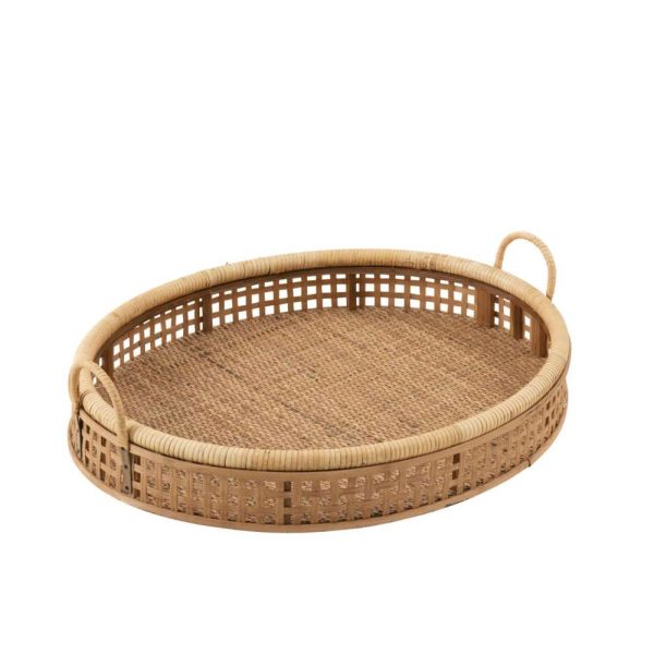 TRAY PICK RATTAN/BAMBOO NATURAL LARGE