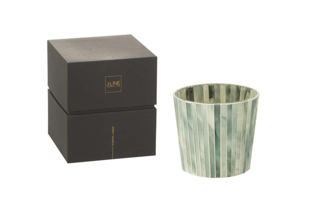 SCENTED CANDLE NOA SEASIDE BLISS LIGHT BLUE SMALL-45HOURS