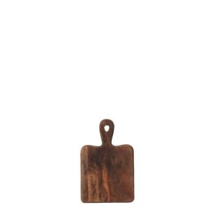 CHOPPING BOARD RECTANGULAR WOOD DARK BROWN SMALL
