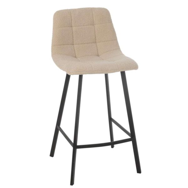 BAR CHAIR KENT METAL/POLYESTER WHITE