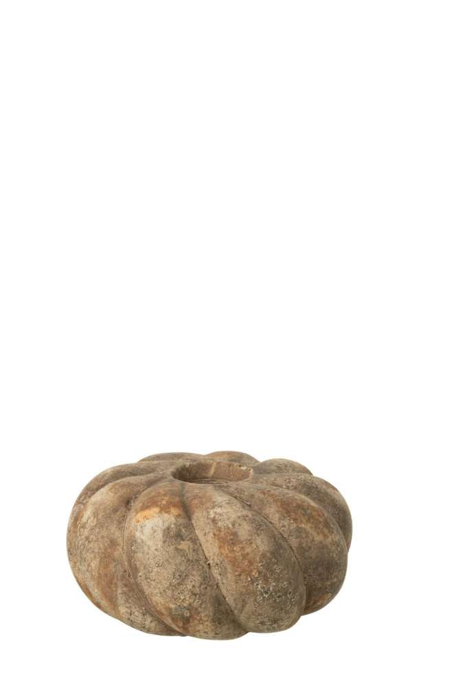 CANDLE HOLDER CLAY TAUPE
