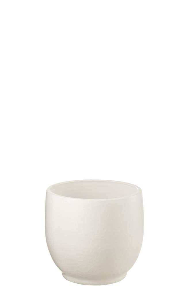 FLOWERPOT YING CERAMIC WHITE SMALL