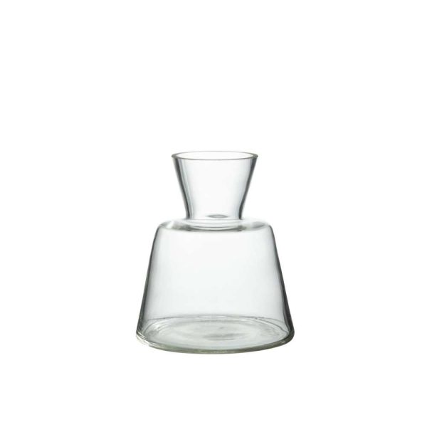 VASE CONIC GLASS TRANSPARENT SMALL