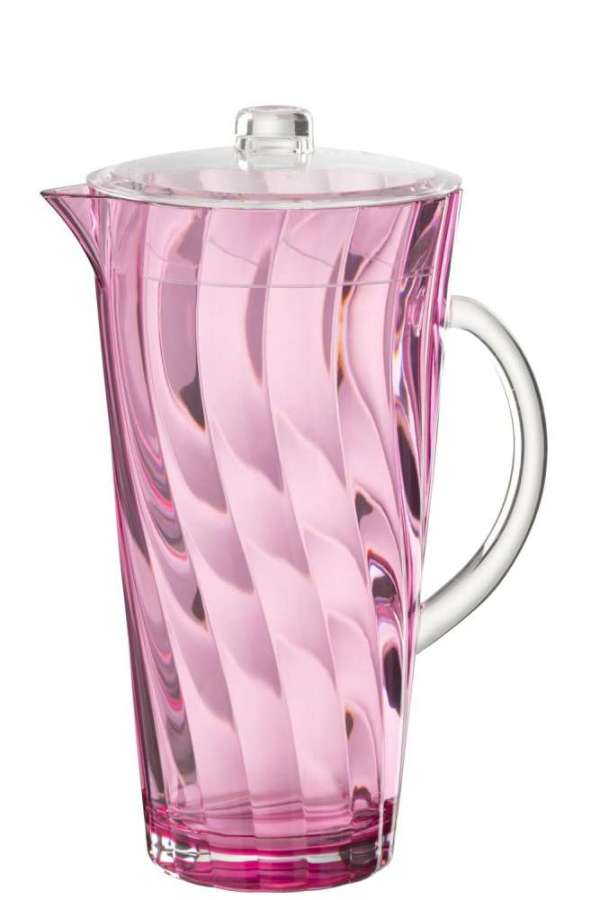 PITCHER WAVE PLASTIC PINK