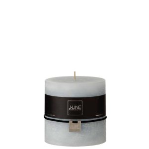 CYLINDER CANDLE  LIGHT BLUE 64H