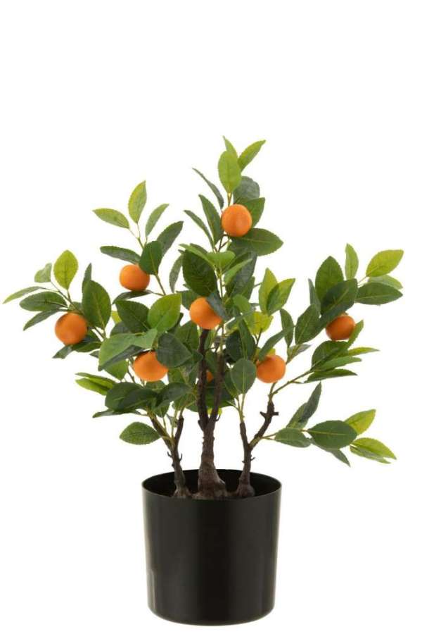 ORANGE TREE IN POT ARTIFICIAL ORANGE/GREEN SMALL