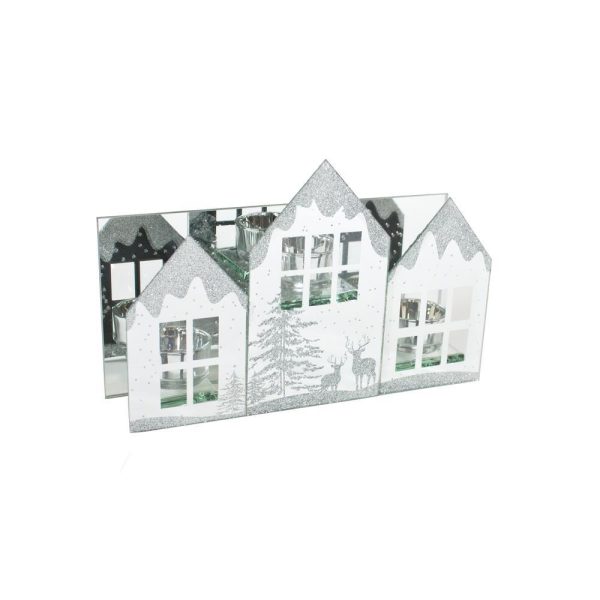 Lysholder Blank Husx3 M/Tre 25Cm