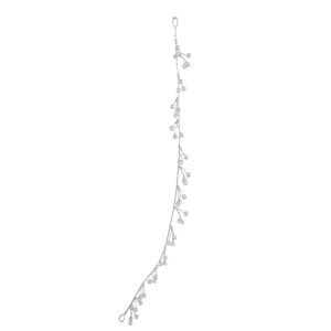GARLAND PEARLS PLASTIC CLEAR/SILVER