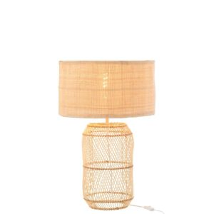 LAMP MUSH LINEN/BAMBOO NATURAL