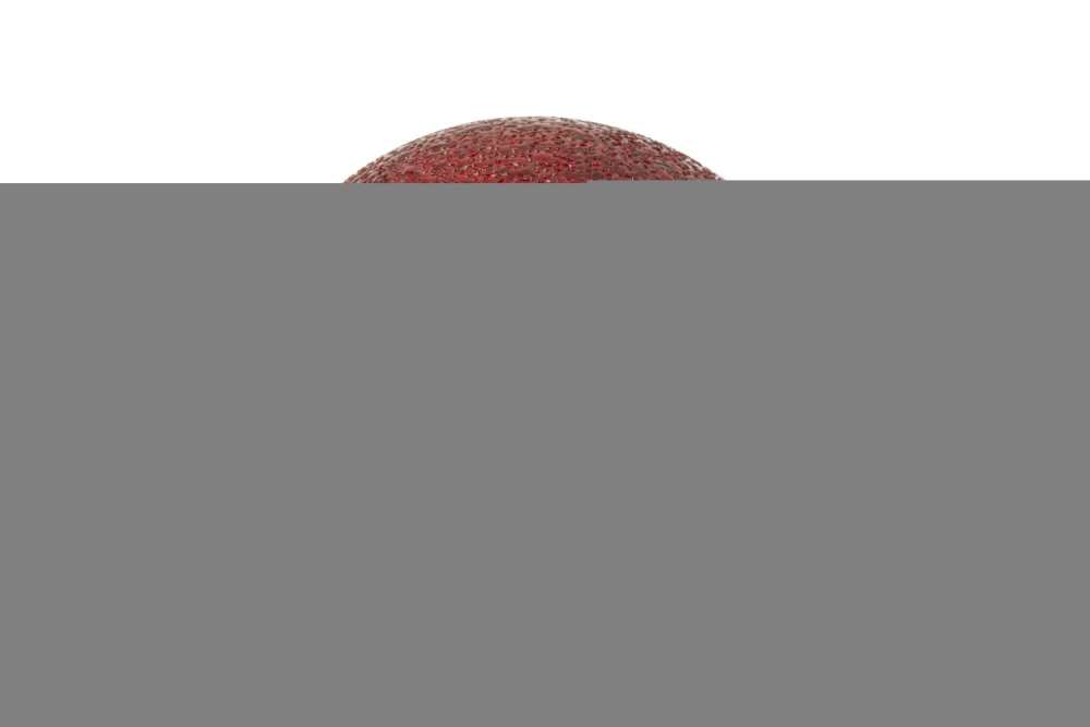 BALL LED CRACKLED GLASS CHRISTMAS RED LARGE