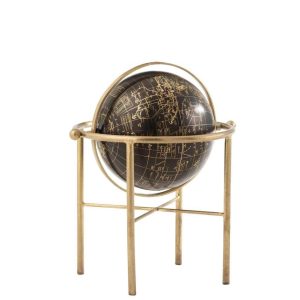GLOBE VINTAGE IRON/PLASTIC GOLD/BLACK LARGE