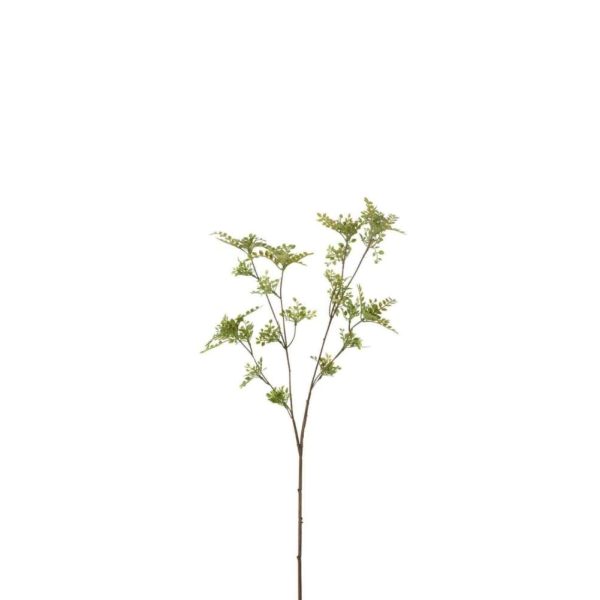 BRANCH FINE LEAVES PLASTIC GREEN