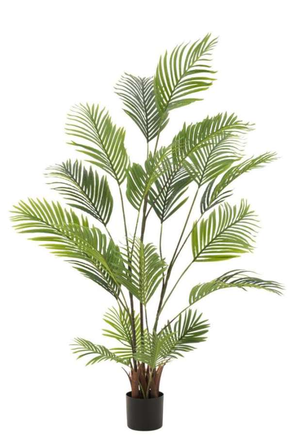 PEARL PALM TREE IN POT ARTIFICIAL GREEN
