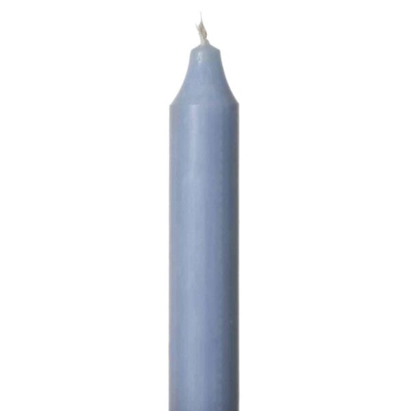 Kronelys Rustikk 2,2X18Cm 17 Lys Blå