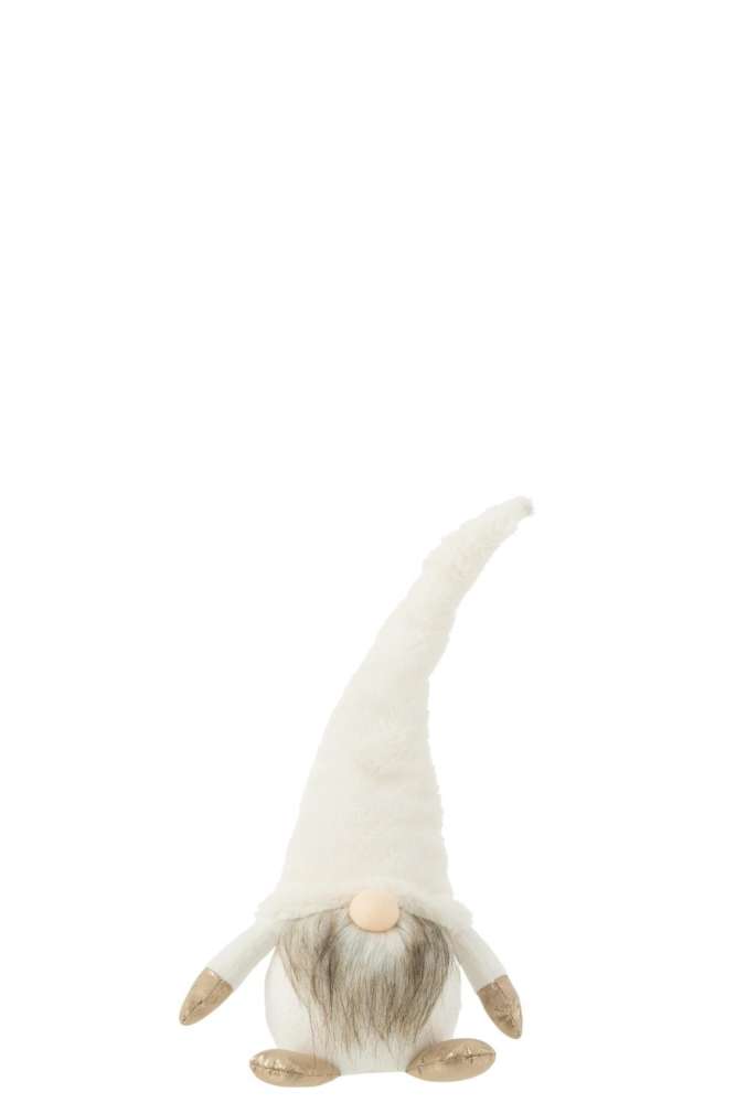 GNOME+LED TEXTILE WHITE LARGE