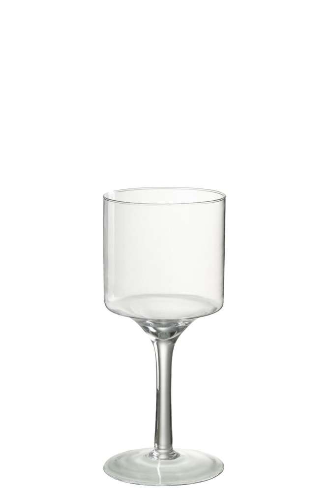 HURRICANE SENI GLASS TRANSPARENT SMALL