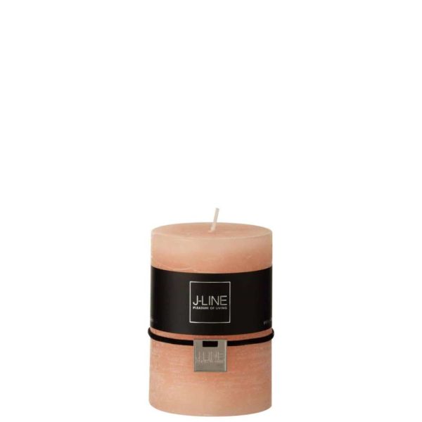 CYLINDER CANDLE  PEACH M 39H