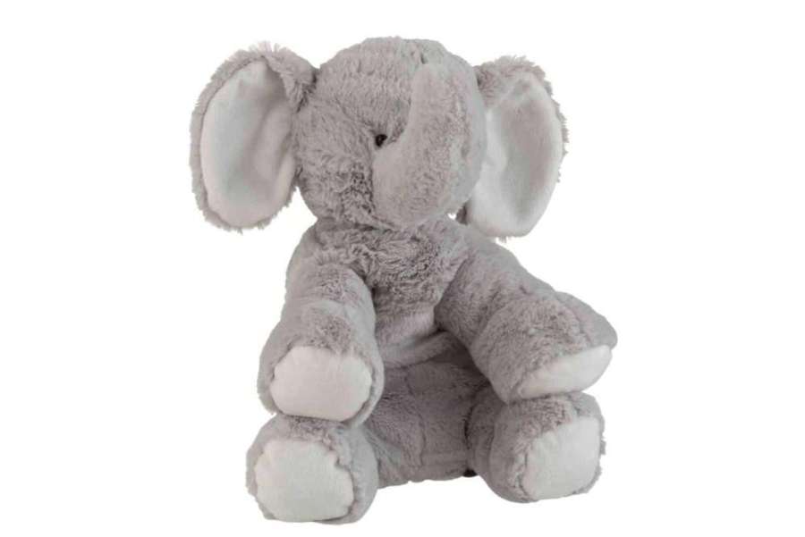 ELEPHANT PLUSH GREY LARGE