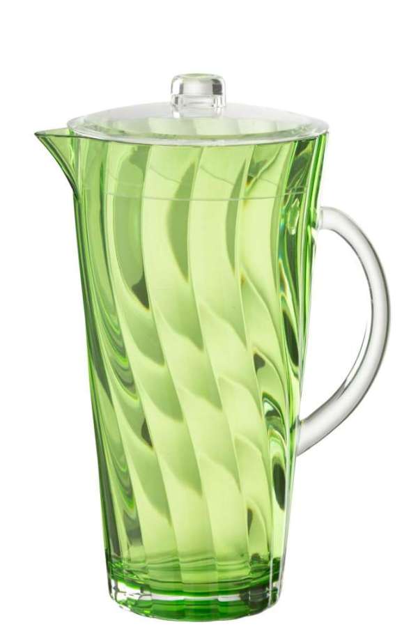 PITCHER WAVE PLASTIC DARK GREEN