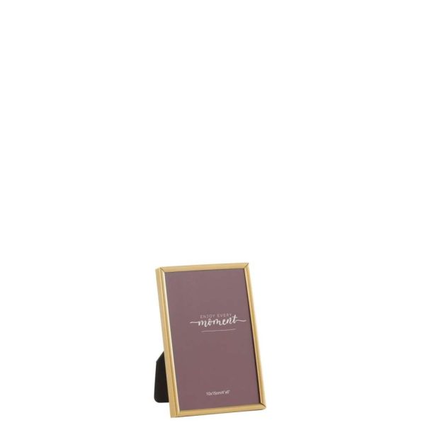 PHOTO FRAME TRACY STEEL MATT GOLD SMALL