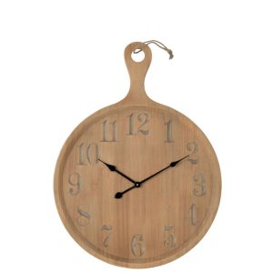 WALL CLOCK PLAN PINEWOOD NATURAL LARGE