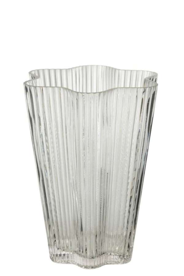 VASE CLARA GLASS TRANSPARENT SMALL