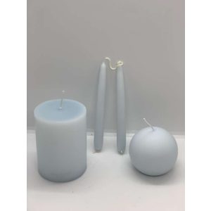 Kulelys 7x7 cm-63 Sart blå