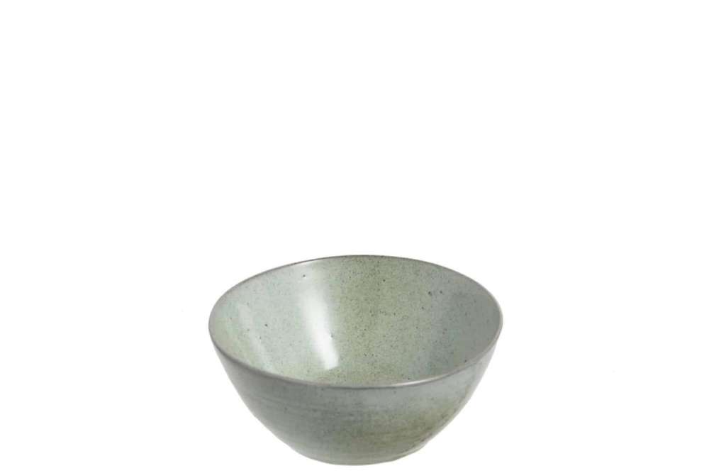 BOWL DOT CERAMIC MINT SMALL
