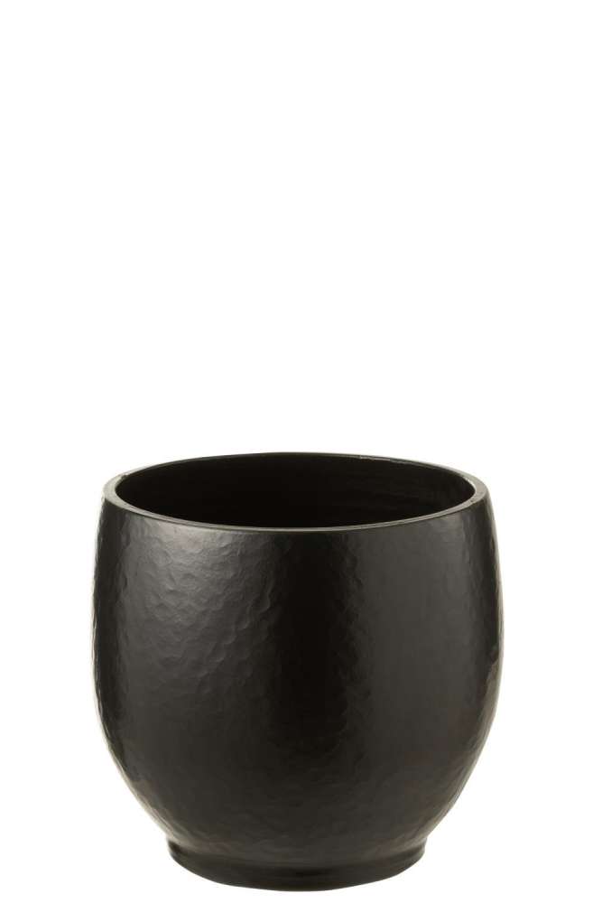 FLOWERPOT YING CERAMIC BLACK MEDIUM