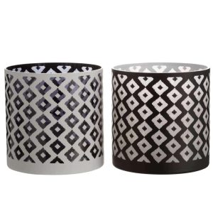 HURRICANE CHECK GLASS BLACK/WHITE LARGE ASSORTMENT OF 2