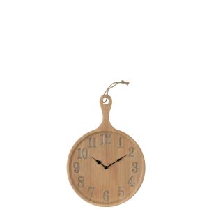 WALL CLOCK PLAN PINEWOOD NATURAL SMALL