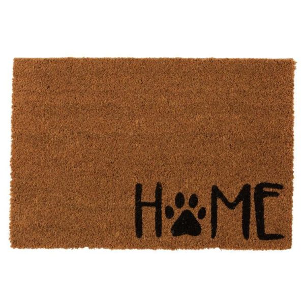 DOOR MAT HOME COCONUT NATURAL/BLACK