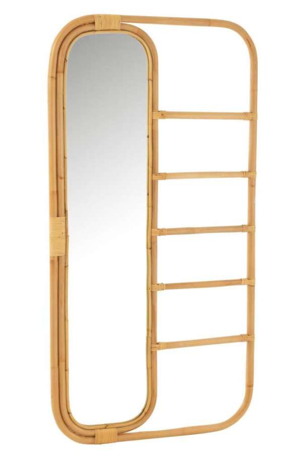 MIRROR LADDER RATTAN NATURAL