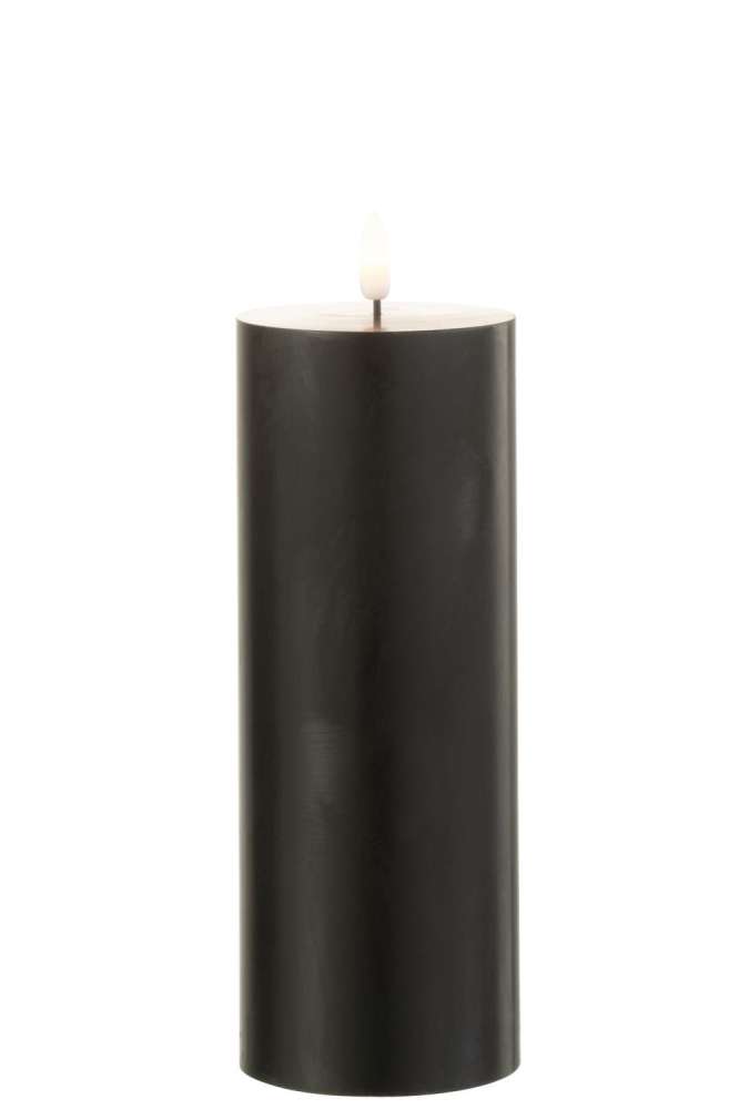 CANDLE LED BLACK LARGE