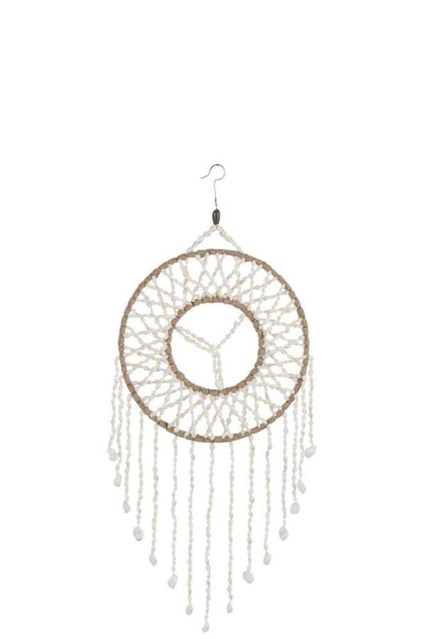 DREAMCATCHER MANDALA SHELL WHITE LARGE