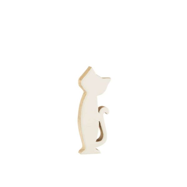 CAT MANGO WOOD WHITE SMALL