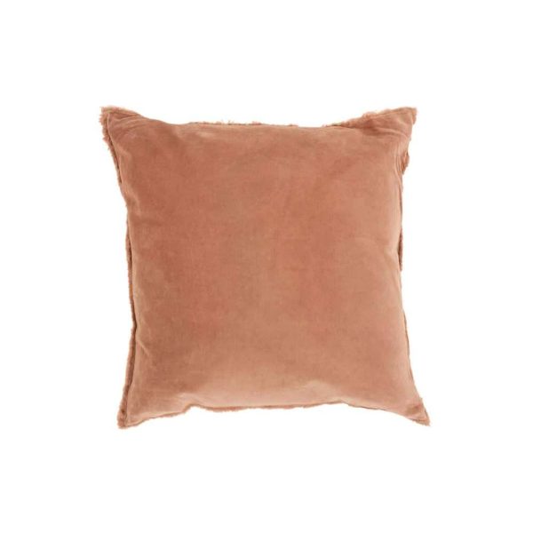 CUSHION BORDER SHORT COTTON/LINEN RUST