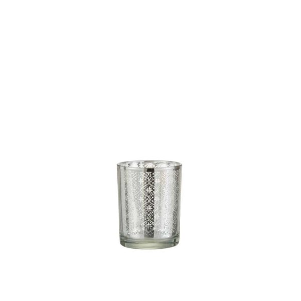 HURRICANE ORIENTAL GLASS SILVER SMALL