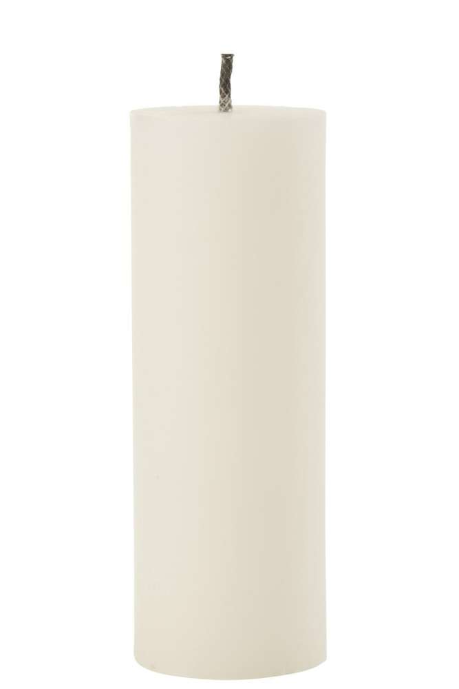 OUTDOOR CANDLE PILLAR PARAFFIN WHITE EXTRA LARGE-50HOURS