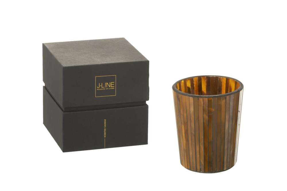 SCENTED CANDLE NOA ZESTY SUNBURST OCHRE MEDIUM-55H