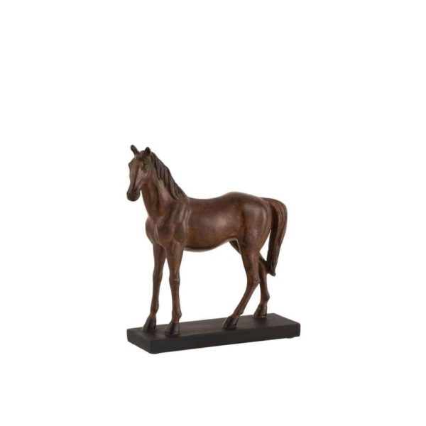 HORSE POLY BROWN SMALL