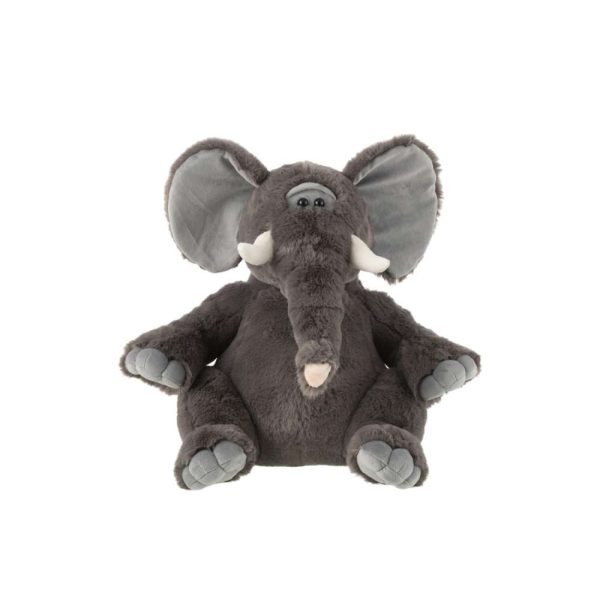 ELEPHANT PLUSH POLYESTER GREY LARGE