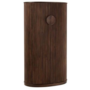 BAR CLOSET REYI MANGO WOOD DARK BROWN